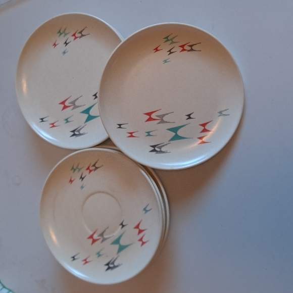 Vintage Kitchen Vintage Retro Melmac Saucers Poshmark